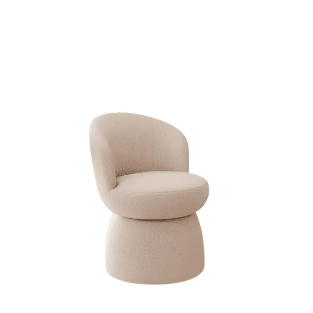Beige Bliss Swivel Chair - Image 2