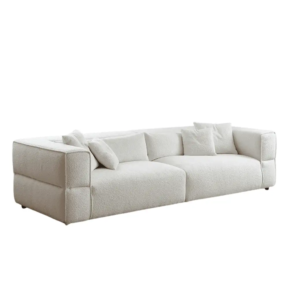 Taupe Woven Sectional Sofa - Image 2