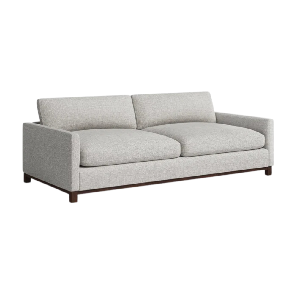 Espresso Microfiber U-Shaped Sectional Sofa - Image 2