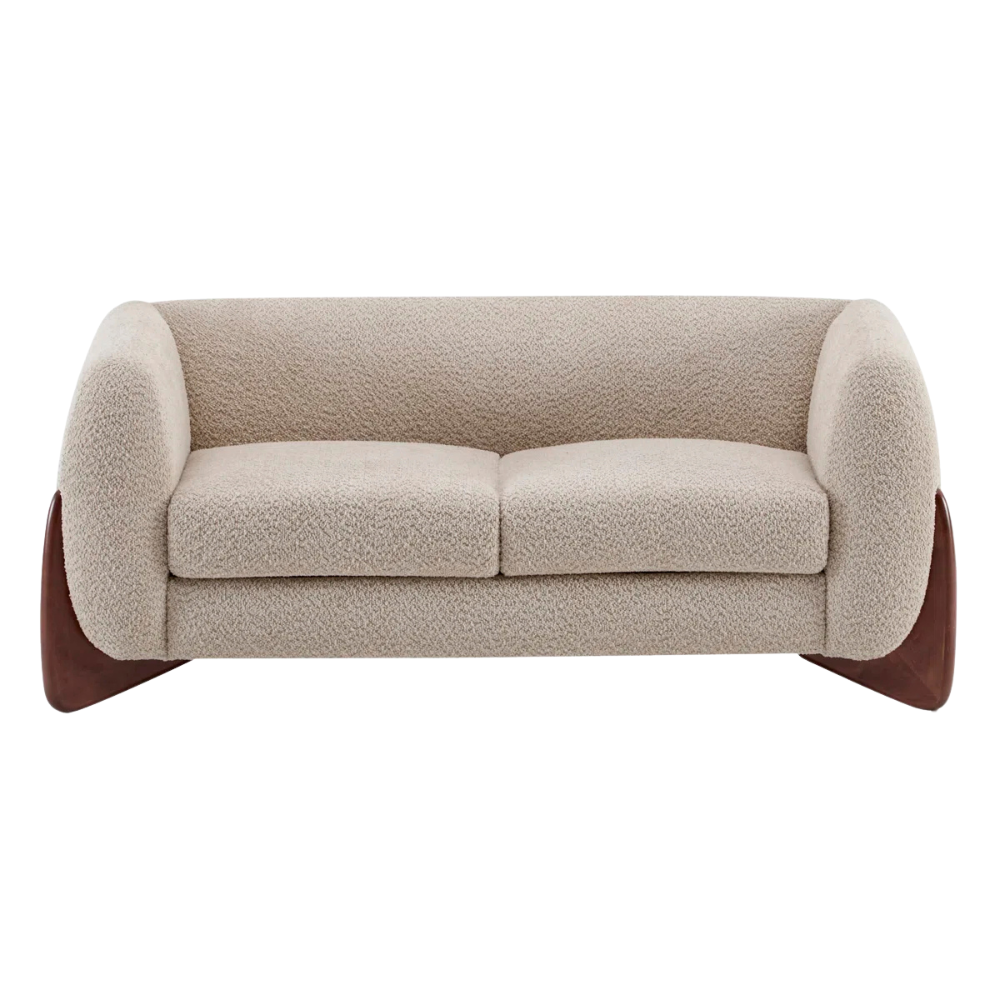Forest Green Suede U-Shaped Sectional Sofa - Image 2
