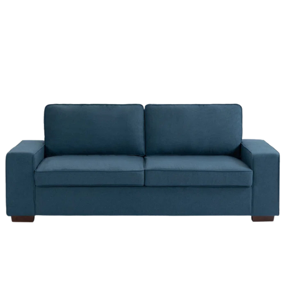 Burgundy Velvet L-Shaped Sectional Sofa - Image 2