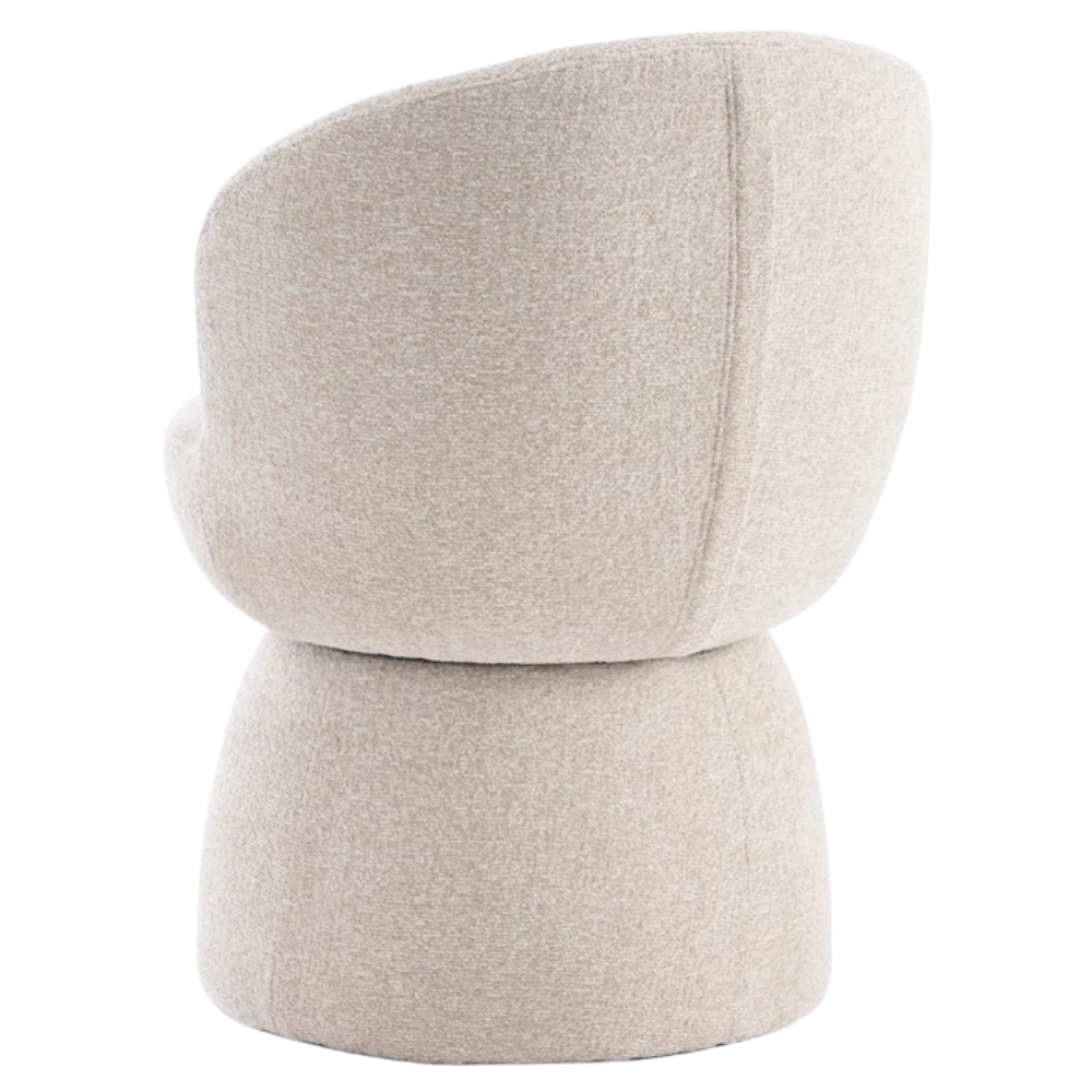 Beige Bliss Swivel Chair - Image 3