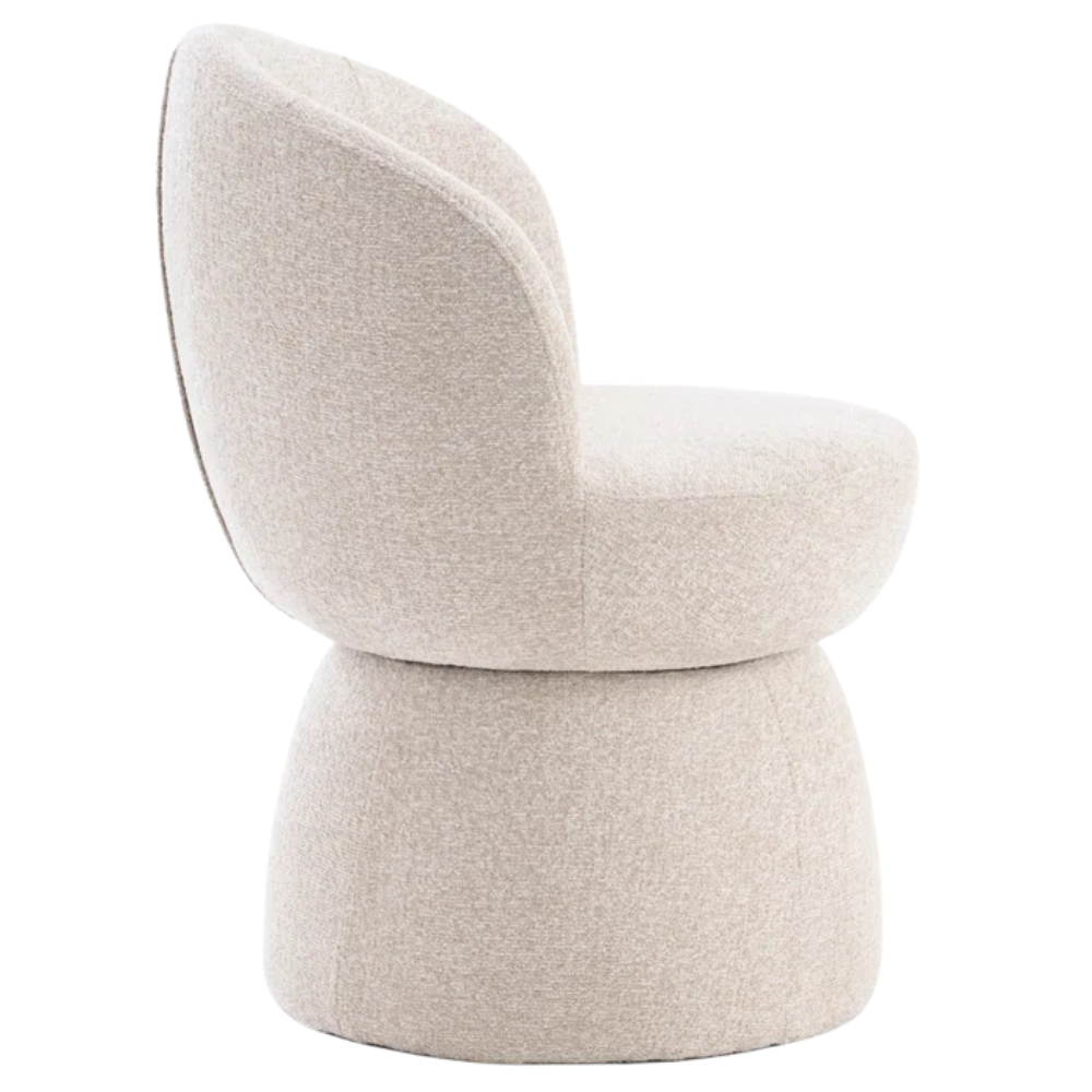 Beige Bliss Swivel Chair - Image 4