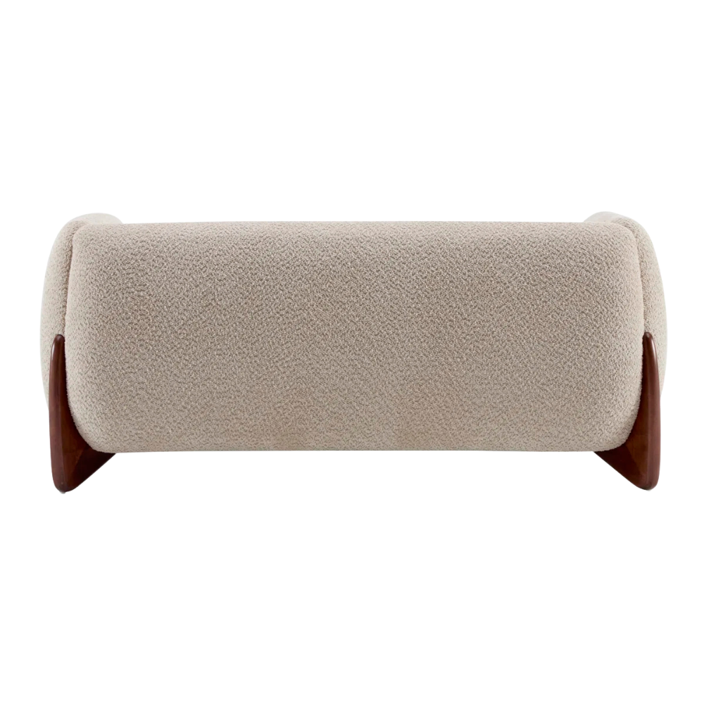Forest Green Suede U-Shaped Sectional Sofa - Image 4