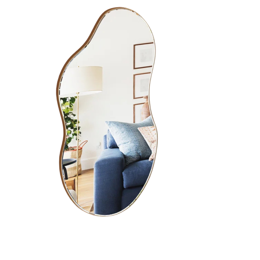 Organic Metal Wall Mirror - Image 4