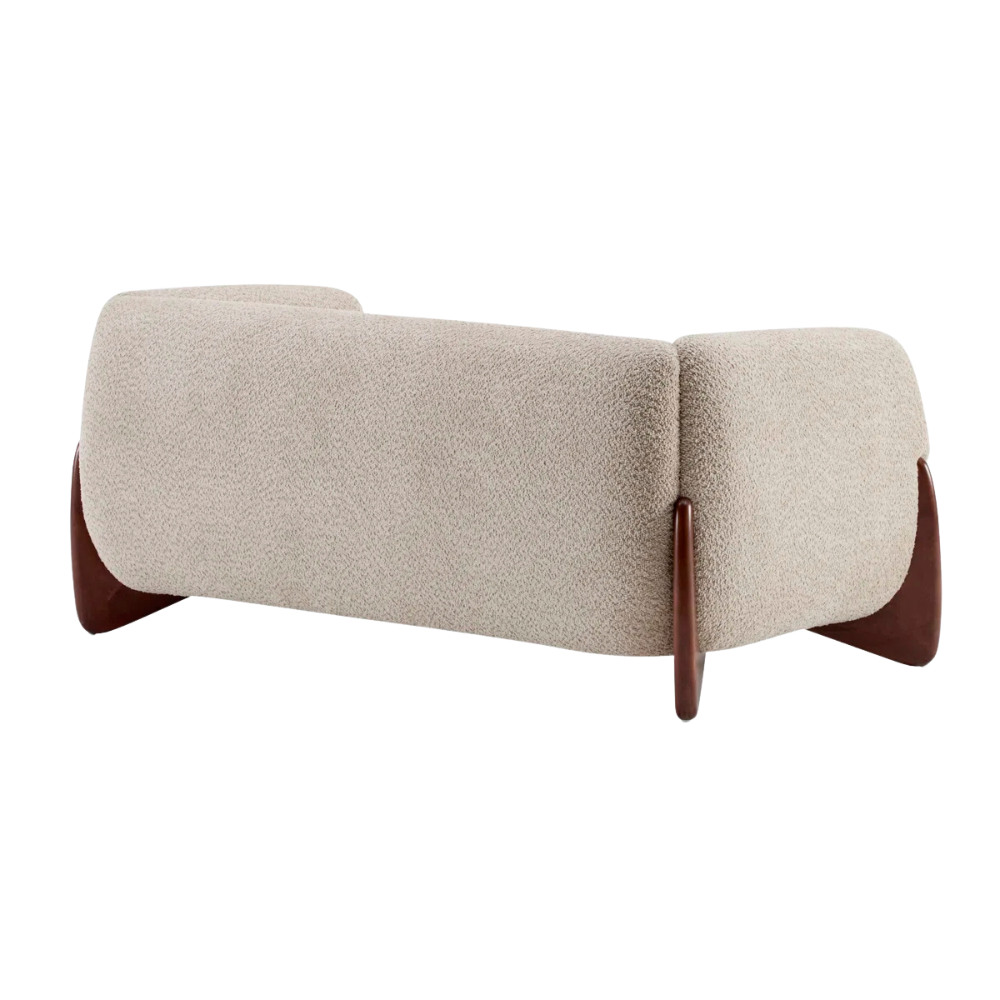 Forest Green Suede U-Shaped Sectional Sofa - Image 5