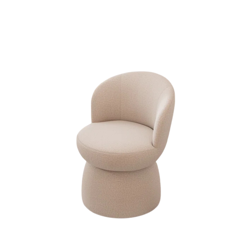Beige Bliss Swivel Chair - Image 5