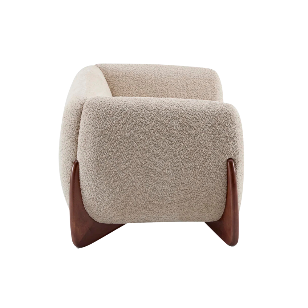 Forest Green Suede U-Shaped Sectional Sofa - Image 6