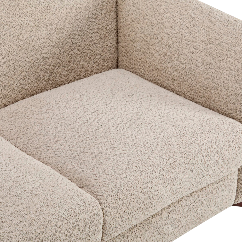 Forest Green Suede U-Shaped Sectional Sofa - Image 7