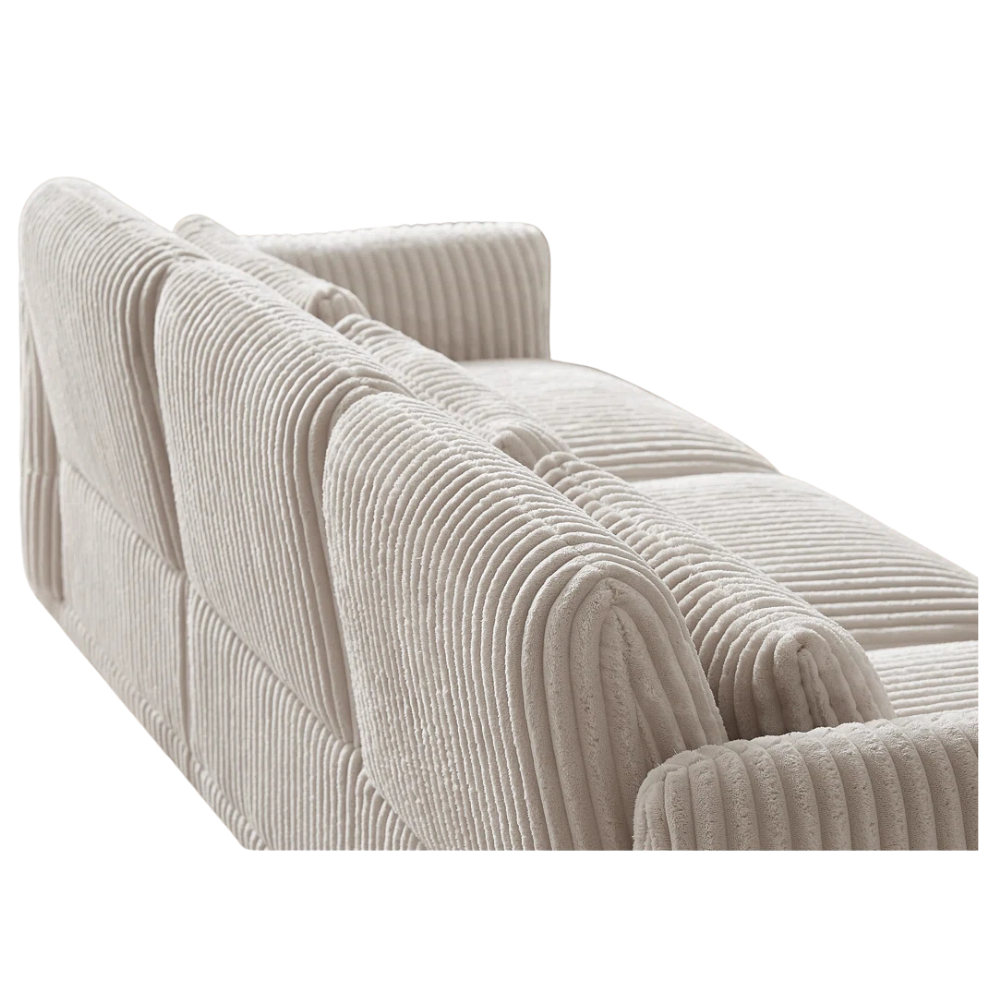 6 - Piece Upholstered Sectional With Ottoman