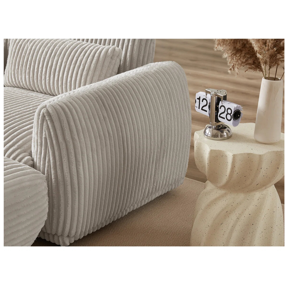 6 - Piece Upholstered Sectional With Ottoman