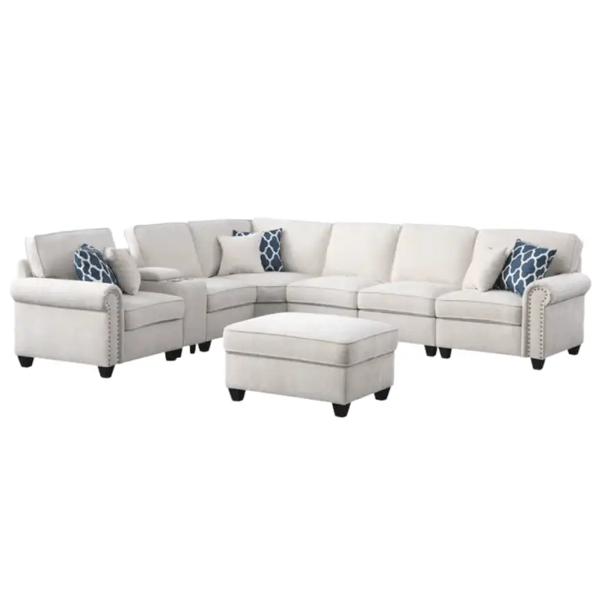 7-Piece Modular Sectional Sofa Set