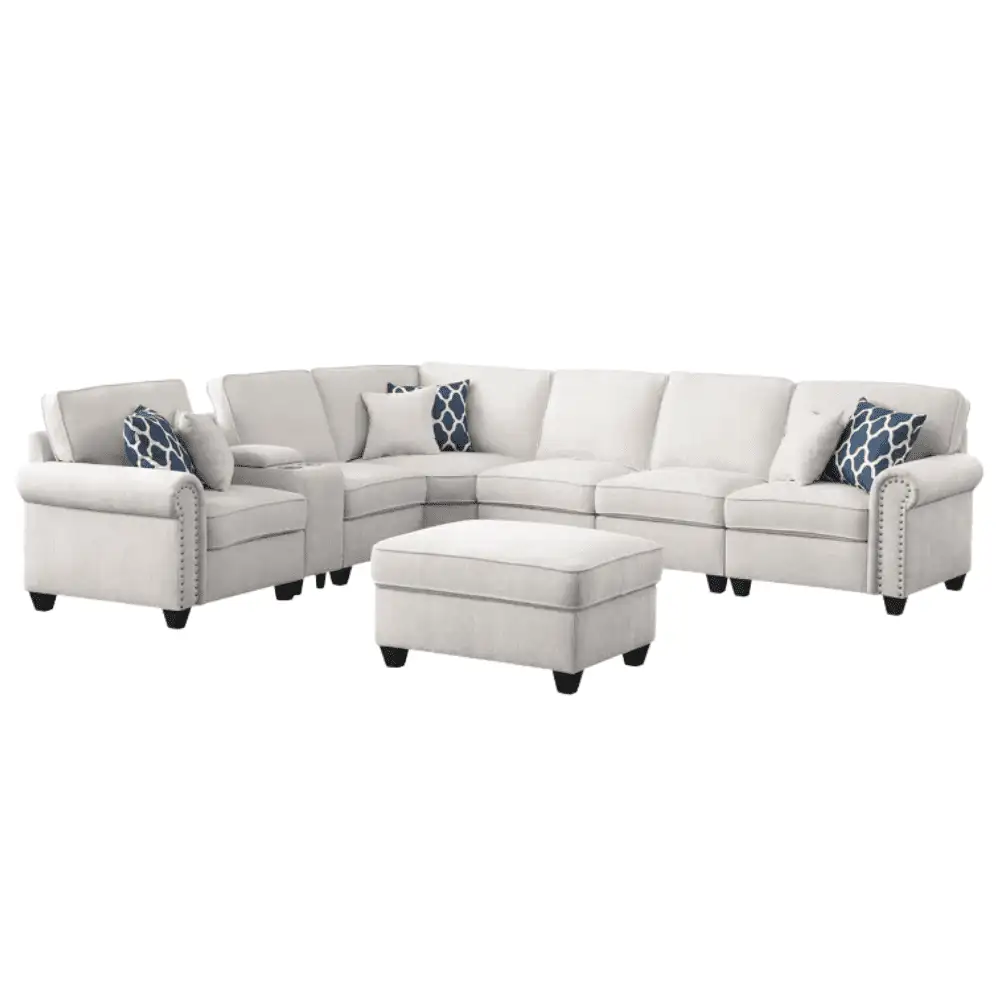 7-Piece Modular Sectional Sofa Set
