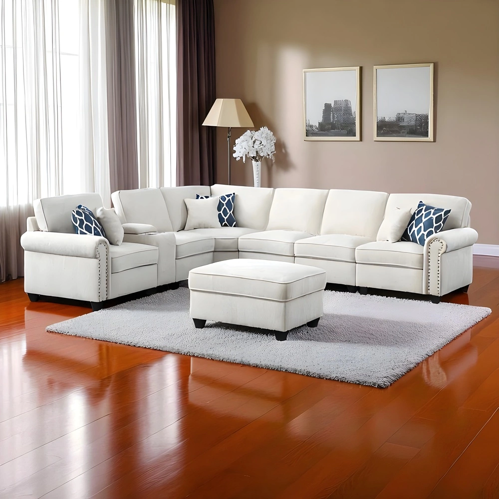 7-Piece Modular Sectional Sofa Set