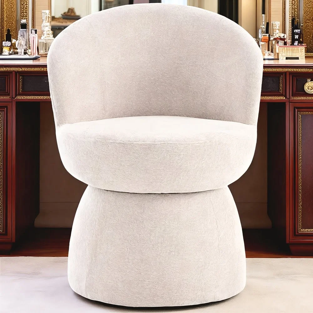 Beige Bliss Swivel Chair