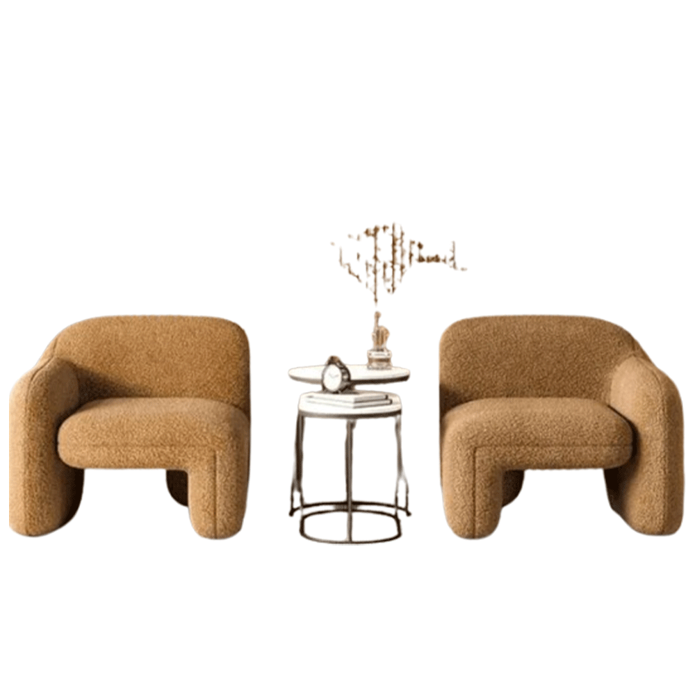 Bouclé Luxe Armchair - Image 2