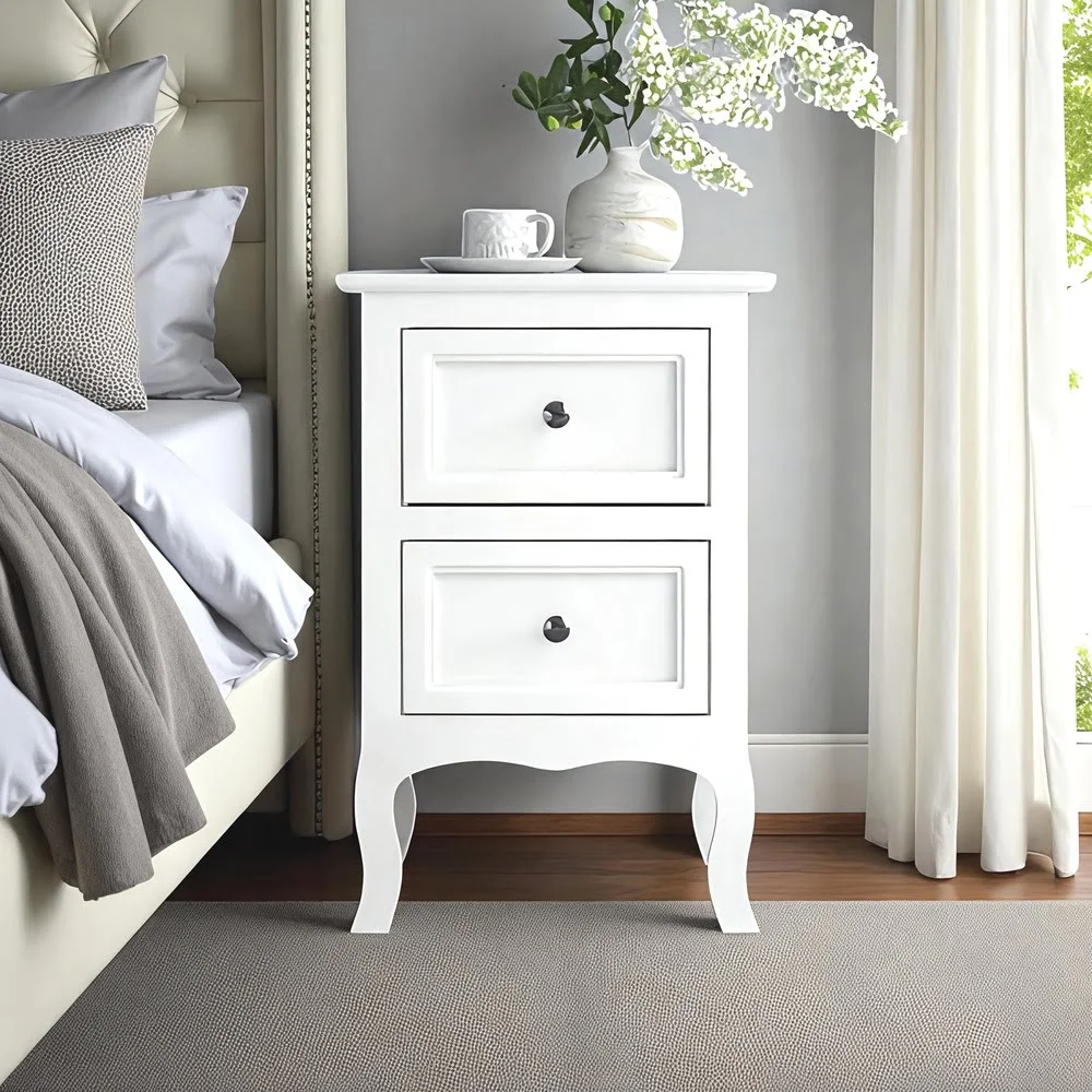 Elegant White Nightstand