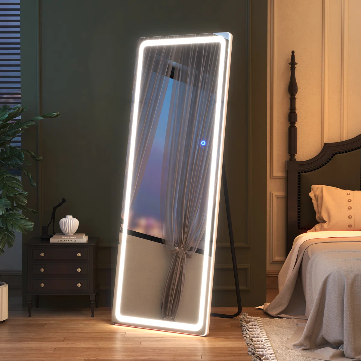 LumoGlow™ LED Full-Length Mirror