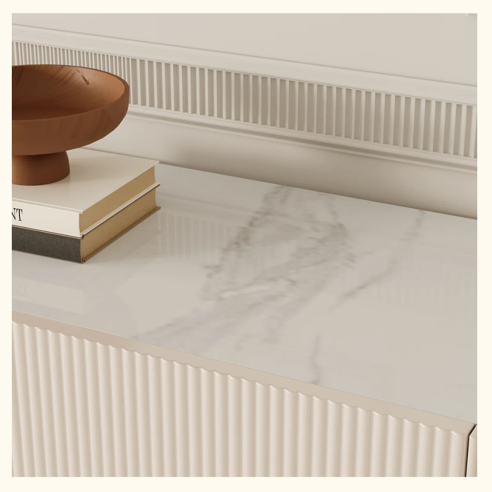 LuxeMarble TV Stand