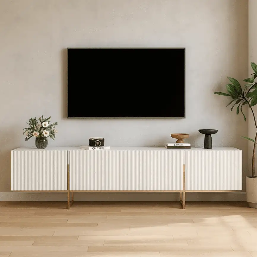 LuxeMarble TV Stand
