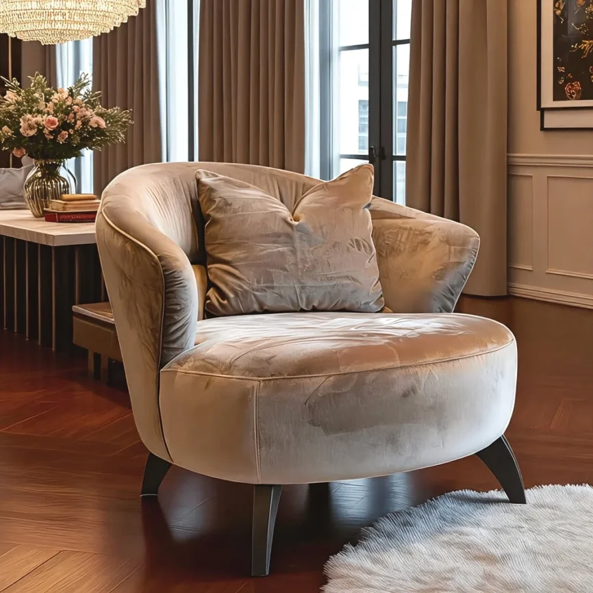 Luxury Upholstered Armchair