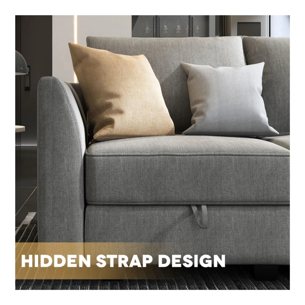 Manusite L-Shaped Modular Sectional Sofa
