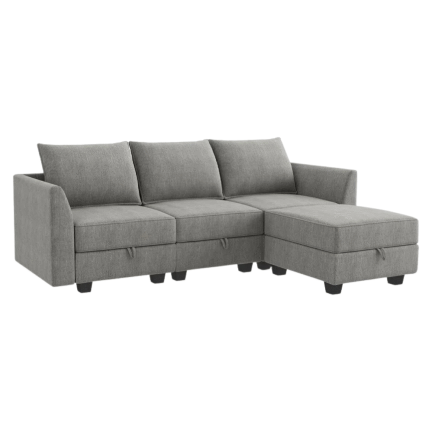 Manusite L-Shaped Modular Sectional Sofa