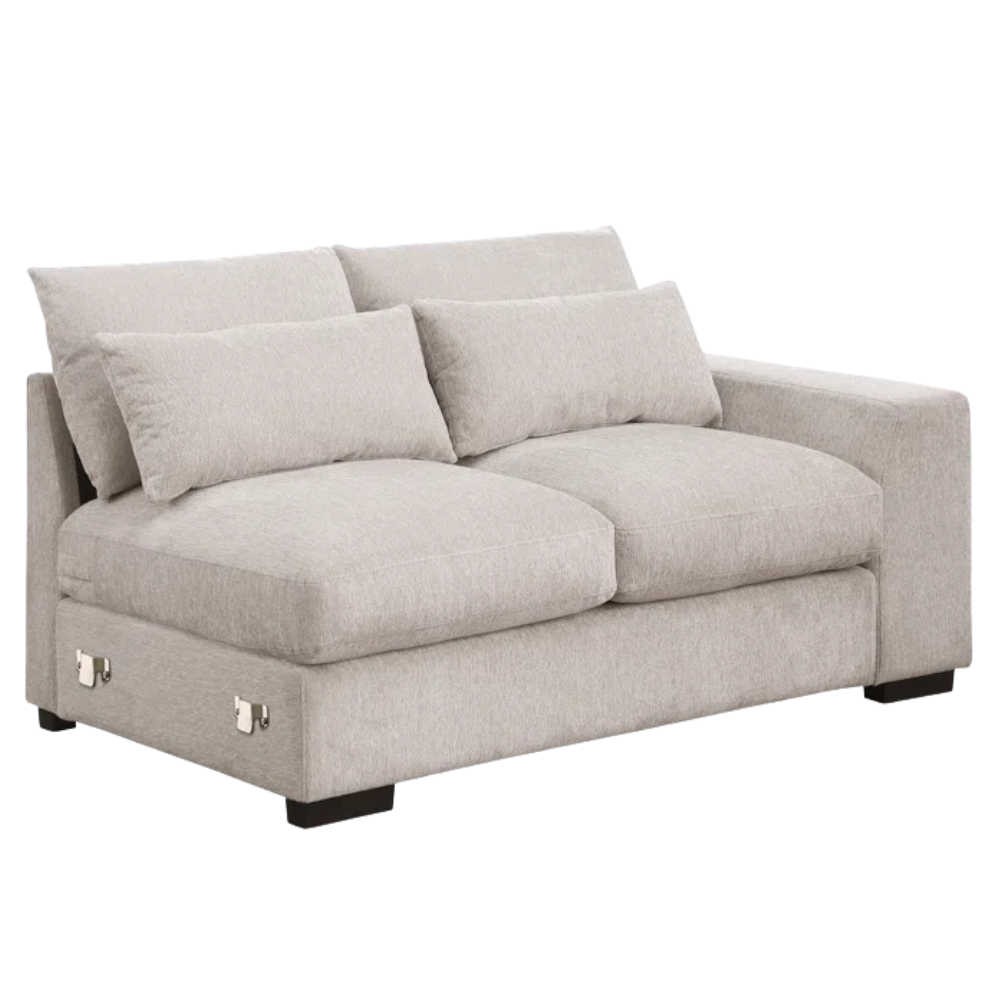 Mauralia Piece Upholstered Chaise Sectional