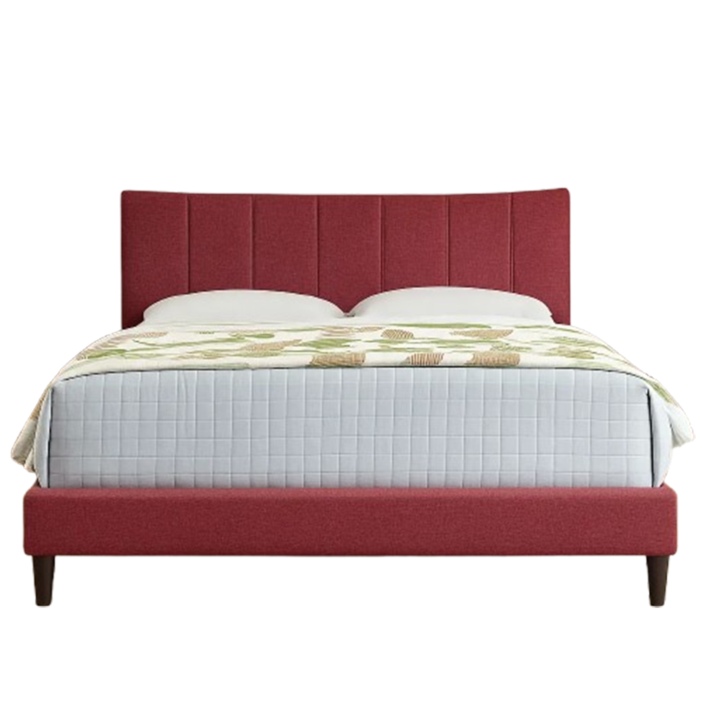 Midnight Blue Upholstered Bed - Image 4