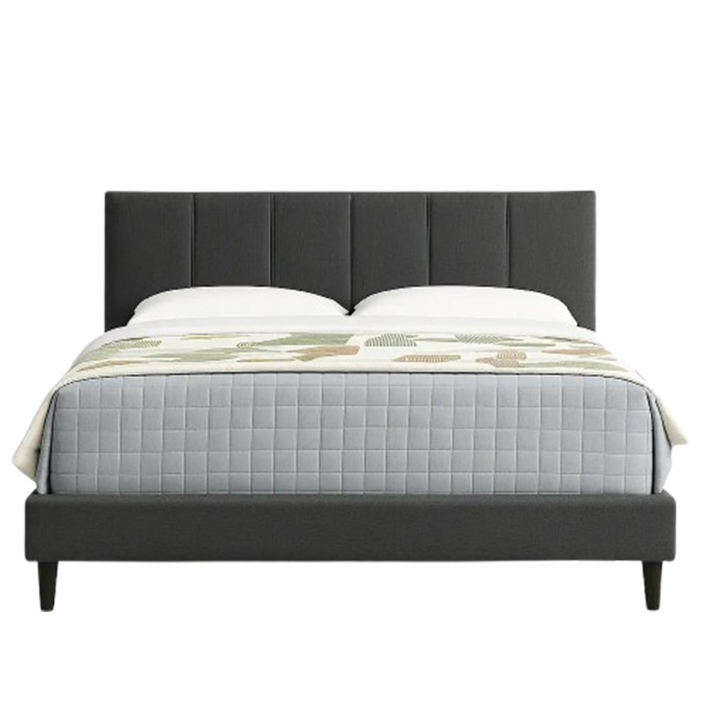 Midnight Blue Upholstered Bed - Image 3
