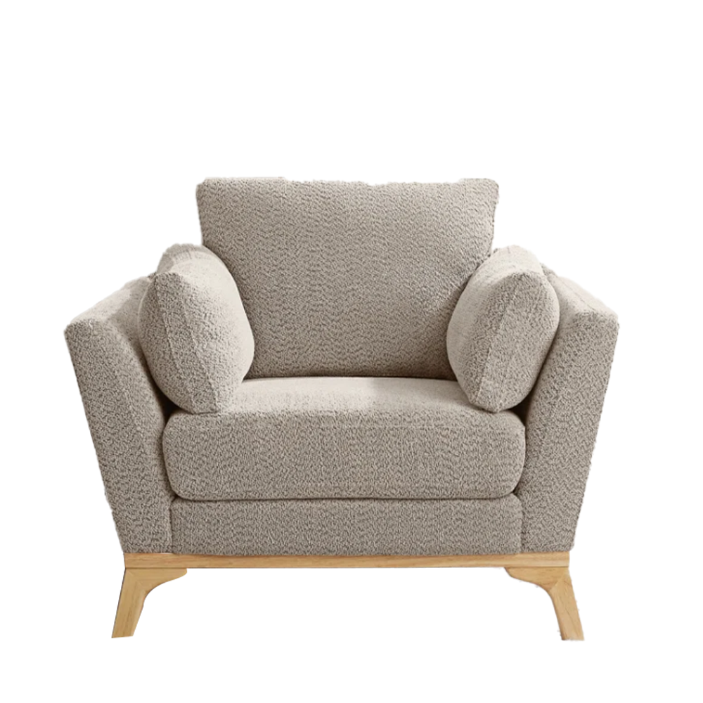 Modern Barrel Accent Chair - Image 2