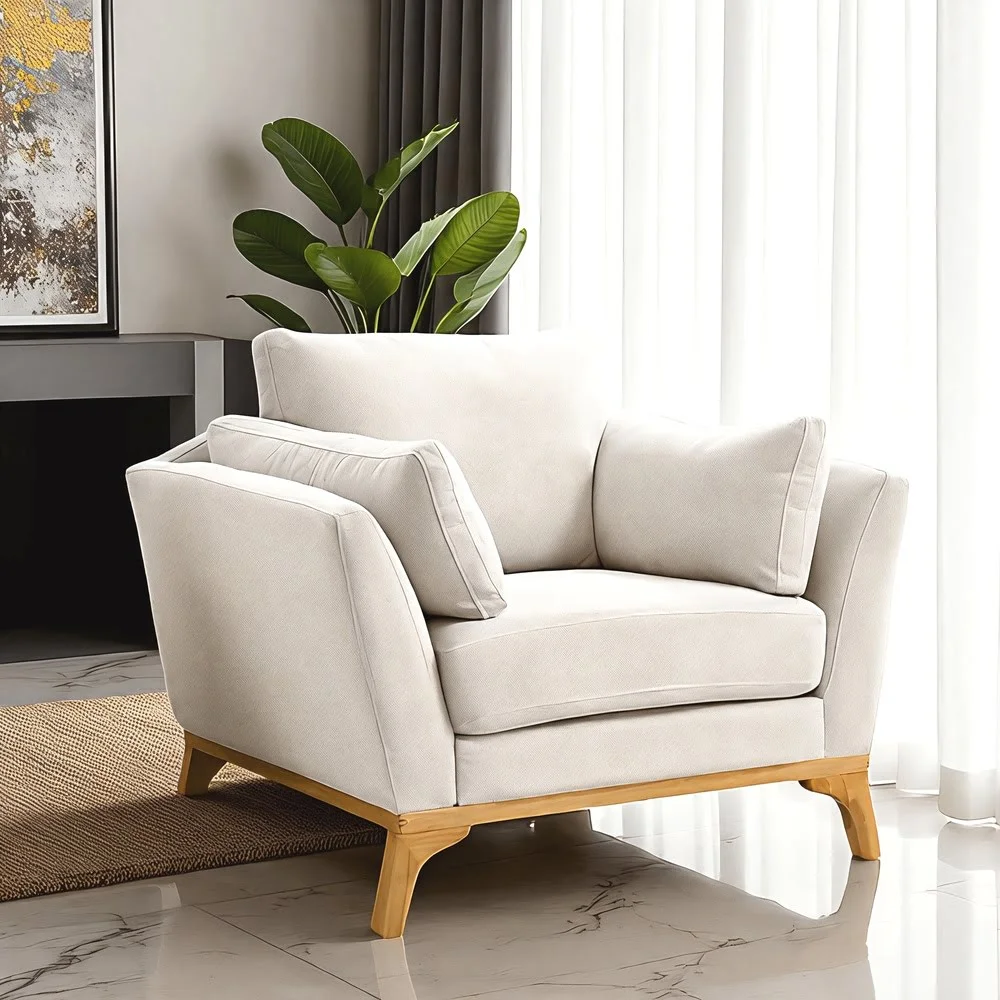 Modern Barrel Accent Chair