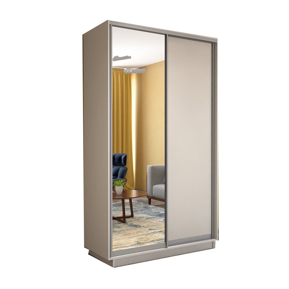 Modern Sliding Wardrobe with Full-Length Mirror - Image 2
