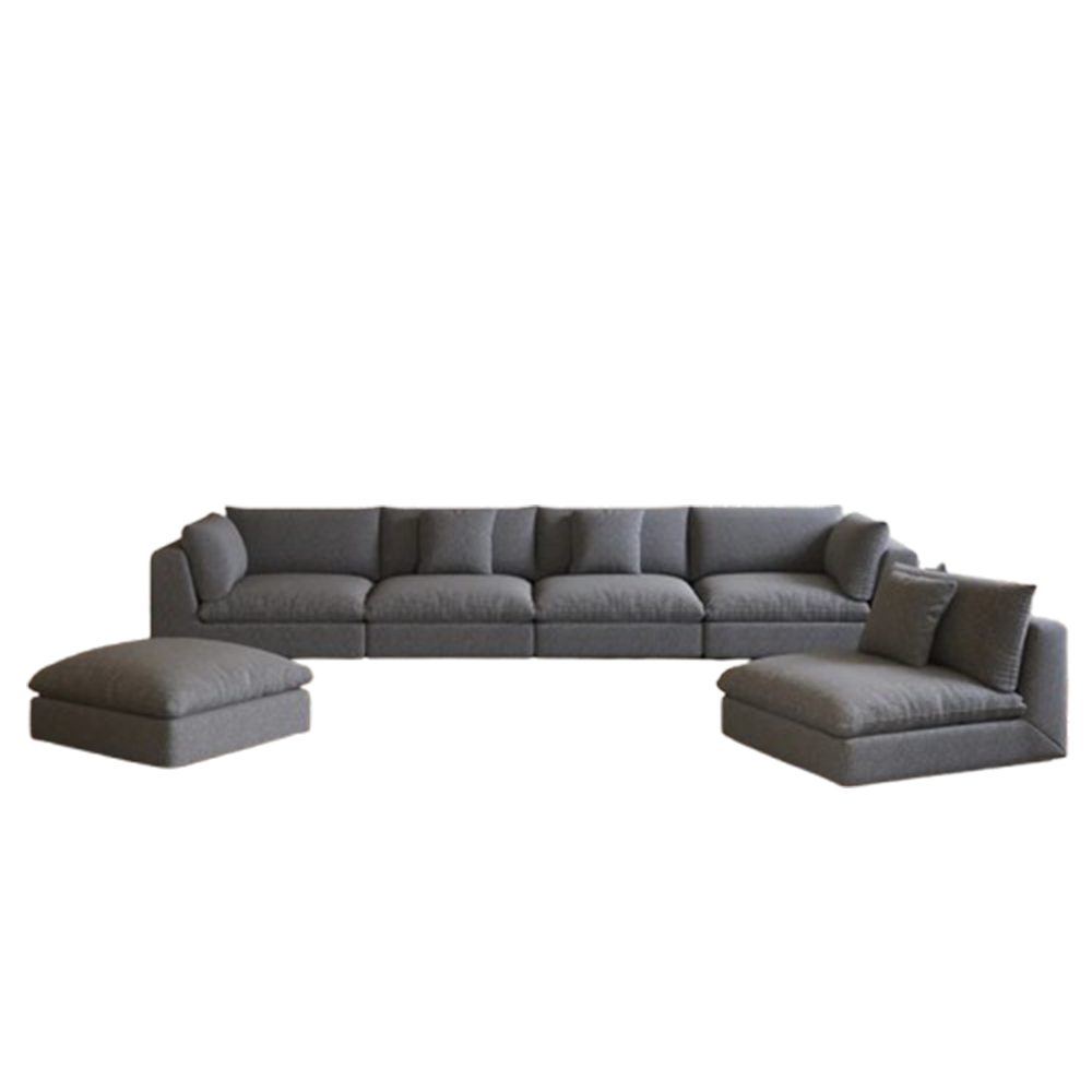 Modern White Modular Sectional Sofa - Image 3