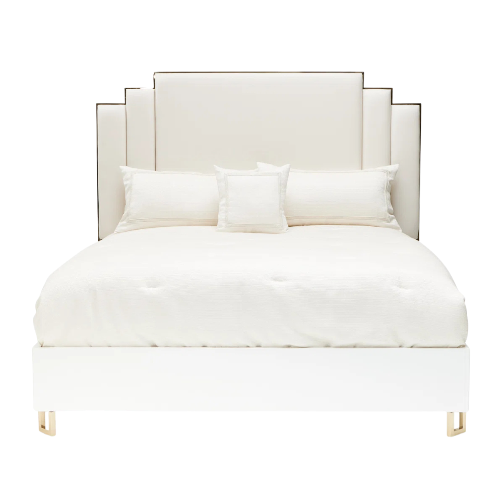 White Gold Elegance Bed - Image 2