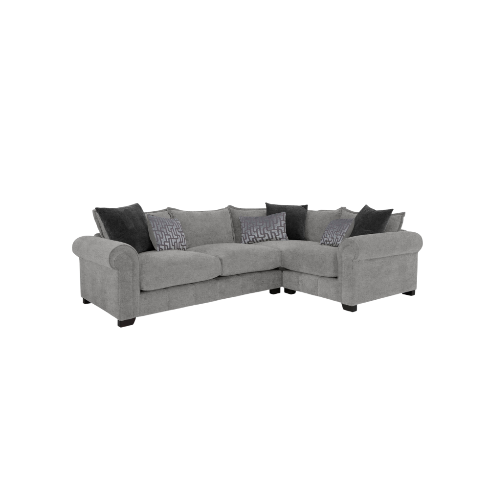 Ivory Tufted Sectional Sofa - Image 2