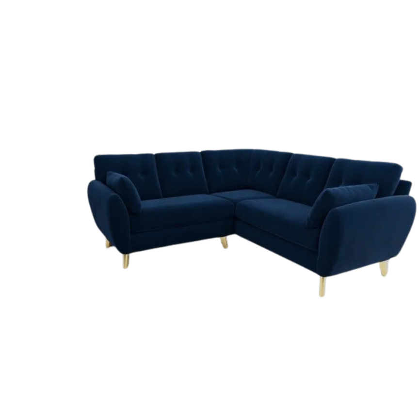 Light Gray Streamline Sectional Sofa