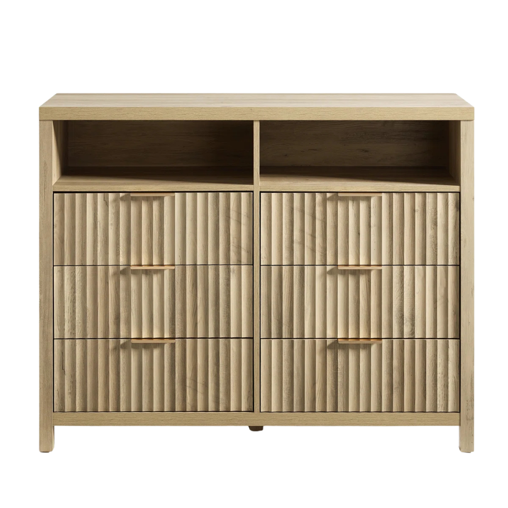 Modern Ribbed Dresser - Image 2