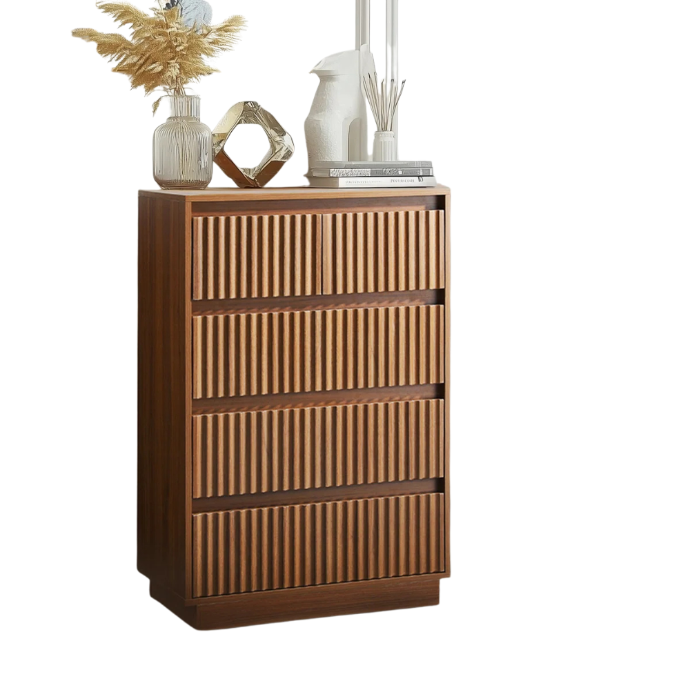 Ribbed 4-Drawer Dresser - Image 2