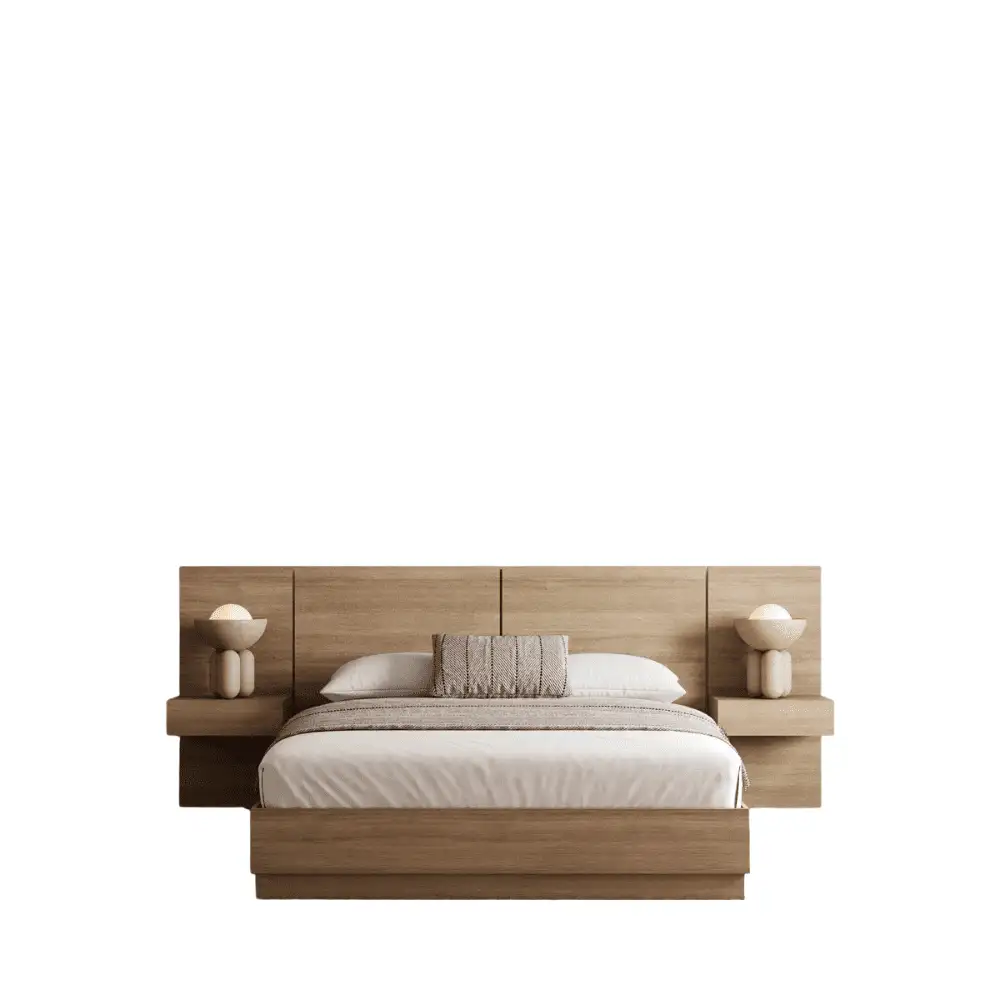 Zen Wood Bed - Image 2