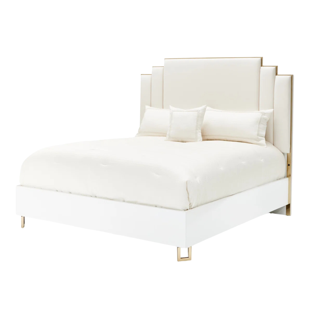 White Gold Elegance Bed - Image 3