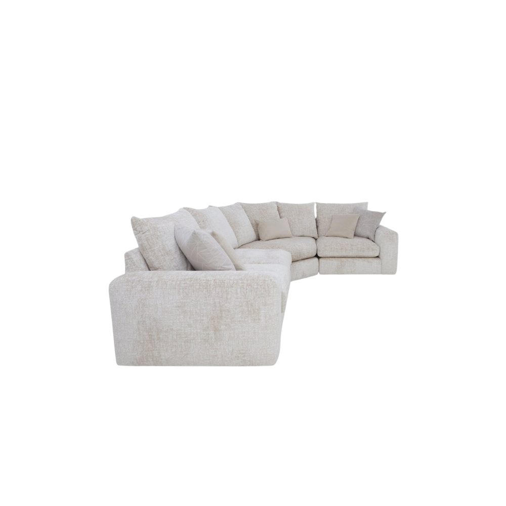 Taupe Contemporary Sectional Sofa - Image 3