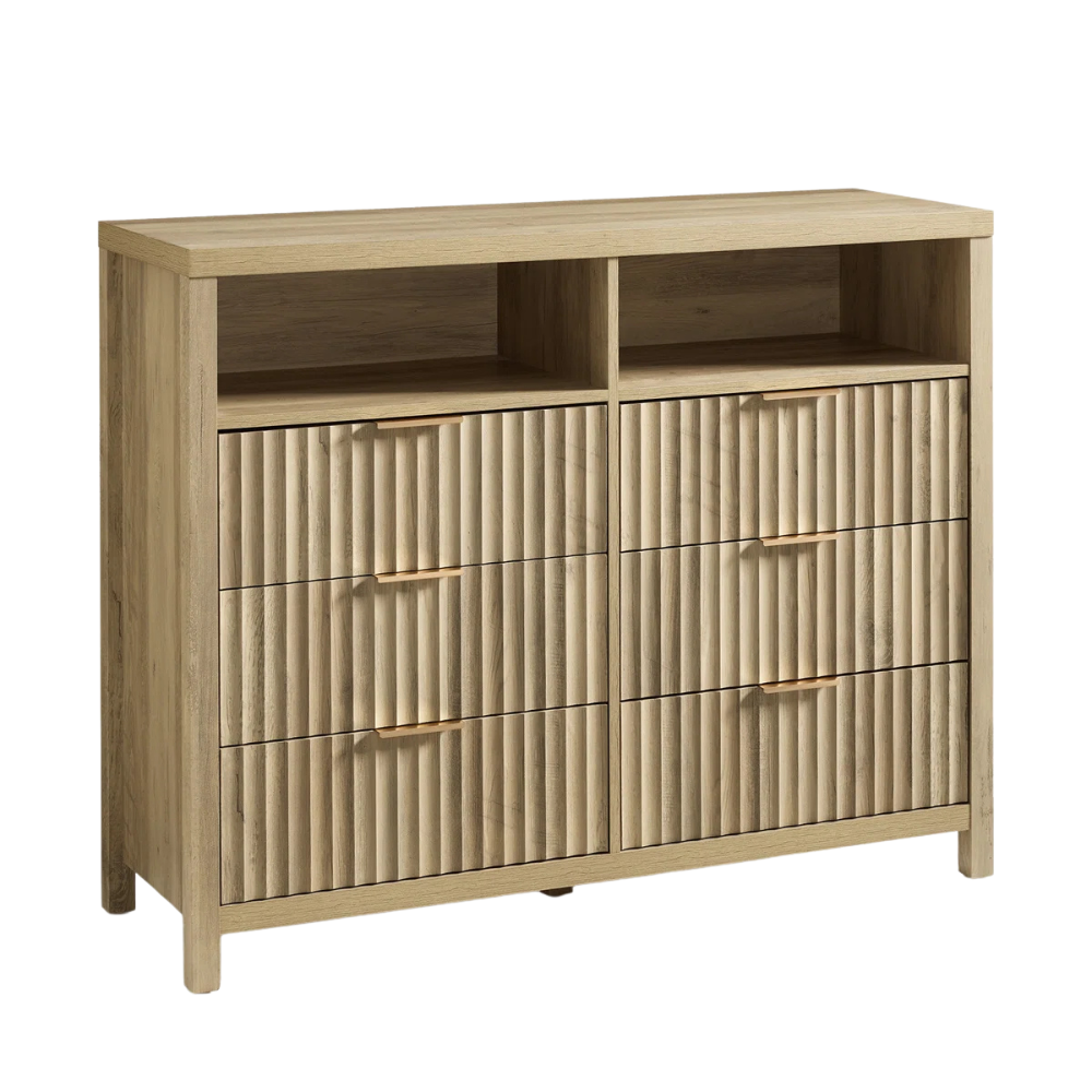 Modern Ribbed Dresser - Image 3