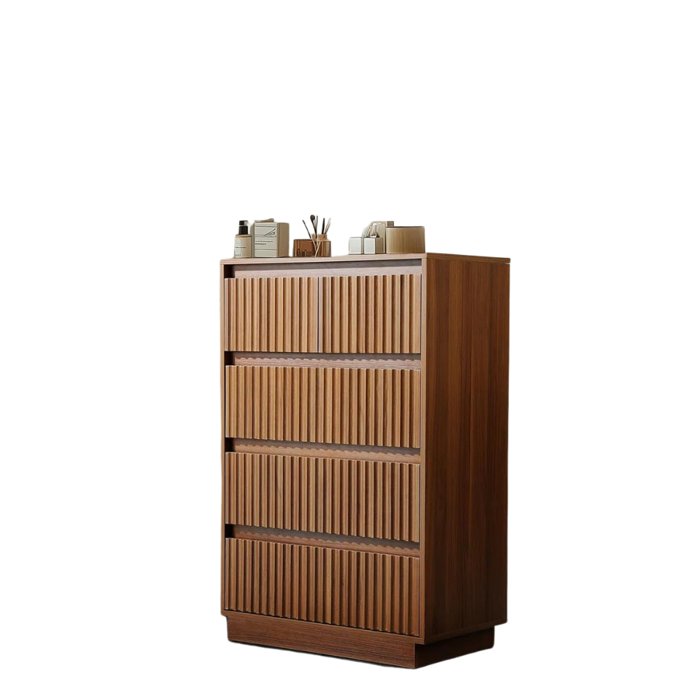 Ribbed 4-Drawer Dresser - Image 3