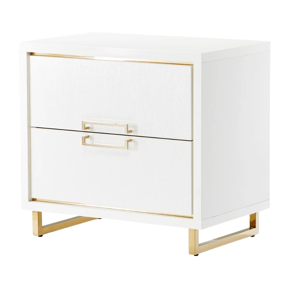 White Gold Elegance Bed - Image 4