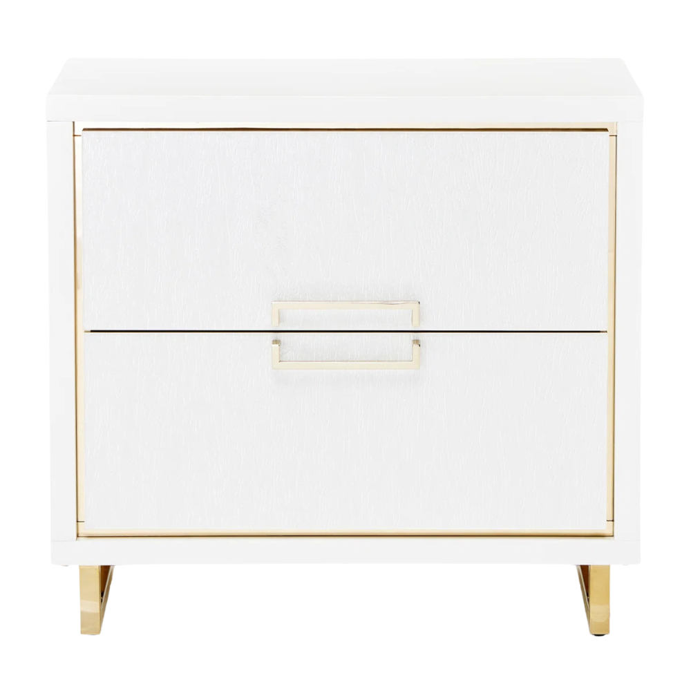 White Gold Elegance Bed - Image 5