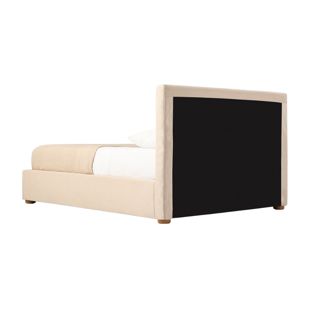 Serene Beige Queen Bed - Image 4