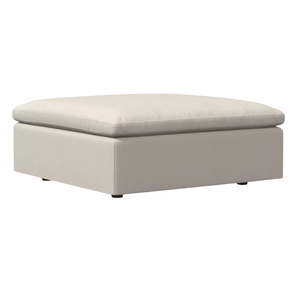 Beige Classic Ottoman - Image 2