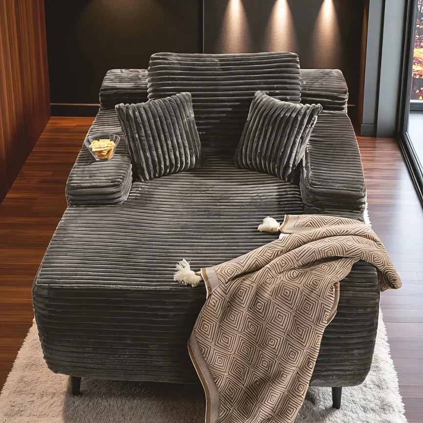 Cozy Corduroy Armchair