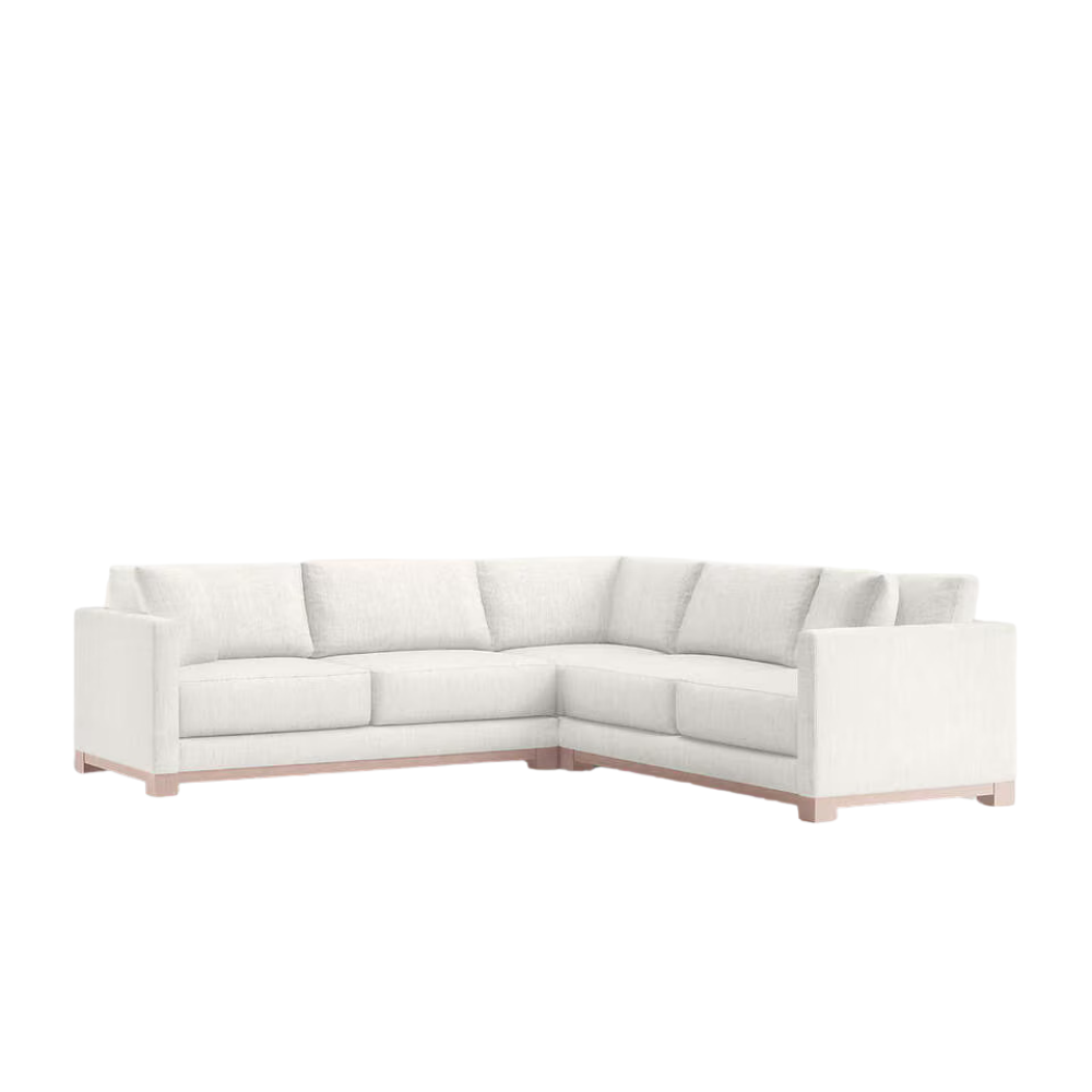 Creme L-Shape Sofa